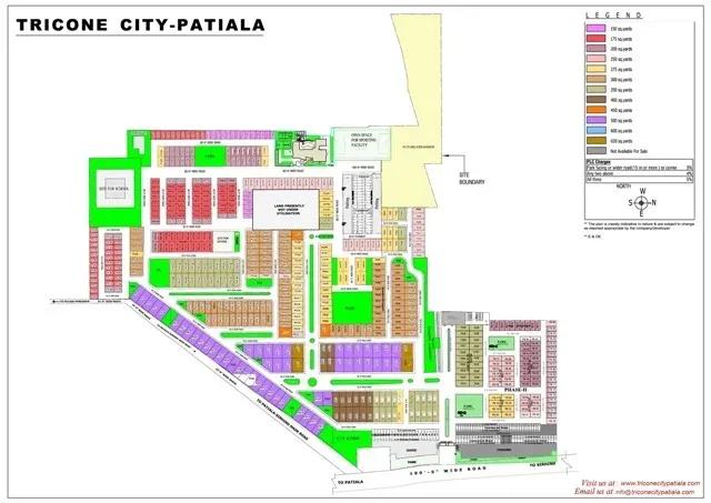 Tricone City Map